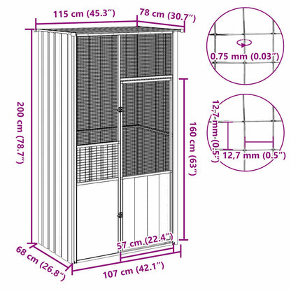 Bird Cage Galvanised Steel