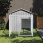 Dog House With Roof Galvanised Steel