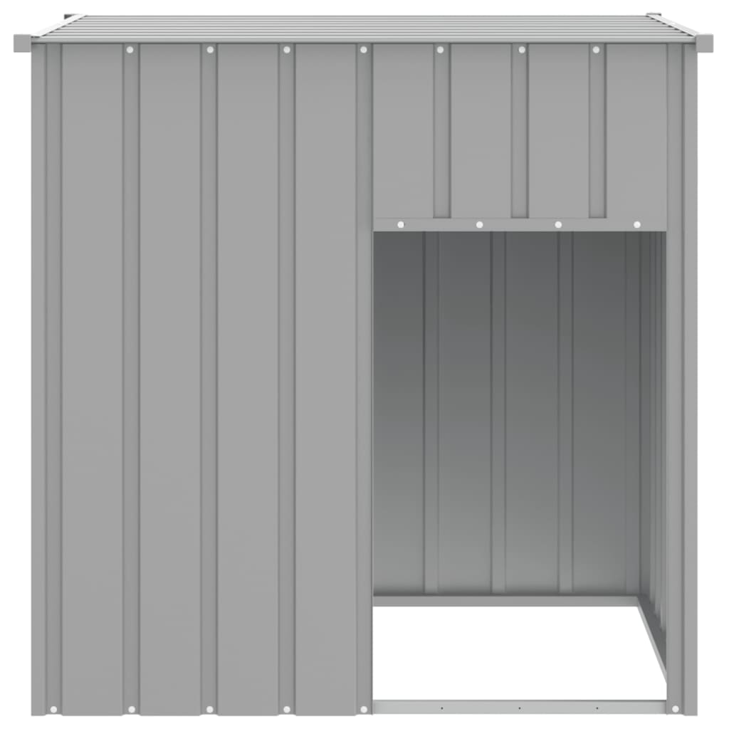 Dog House With Roof 110X103X109 Cm Galvanised Steel