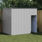 Dog House With Run Galvanised Steel