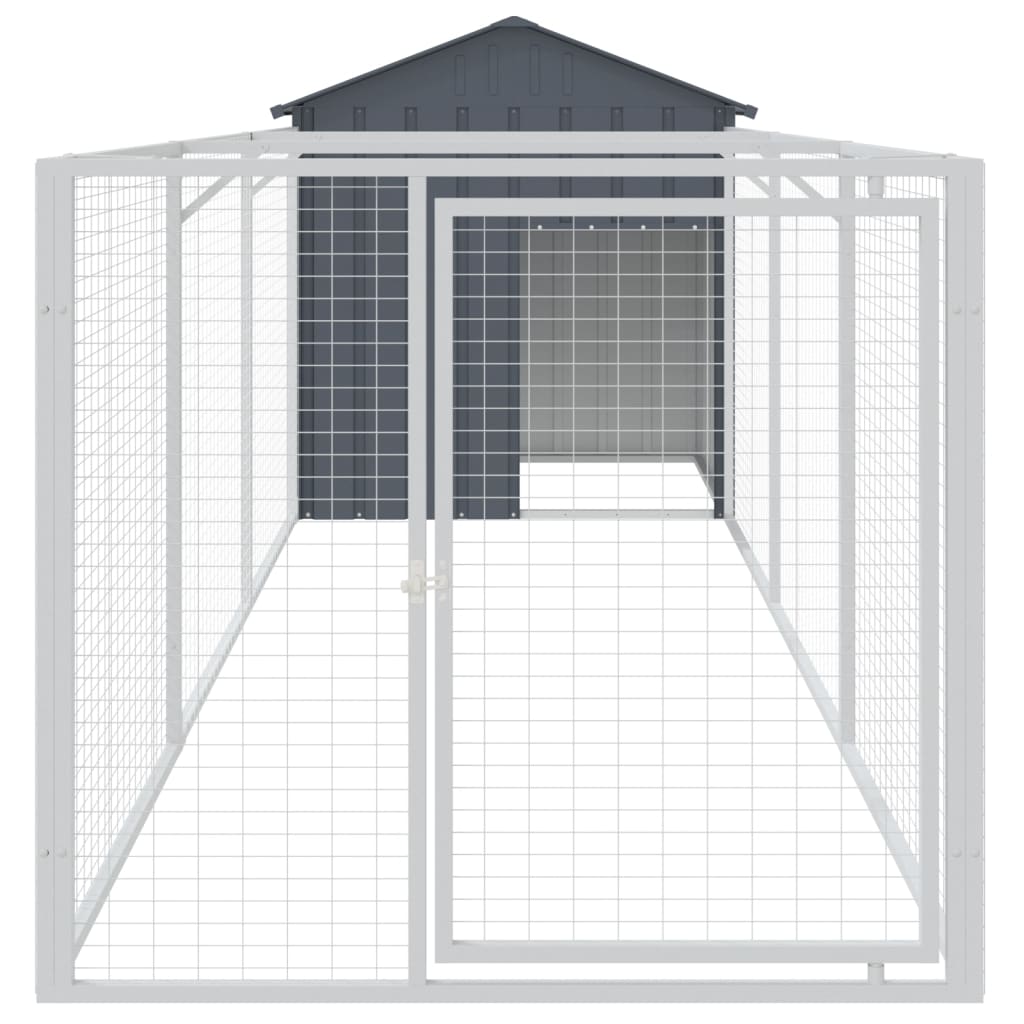 Dog House With Roof Galvanised Steel