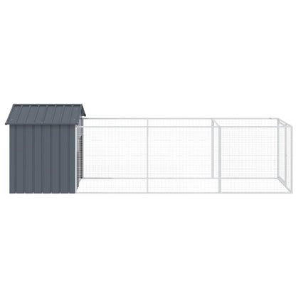 Dog House With Roof Galvanised Steel