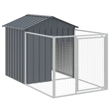 Dog House With Roof Galvanised Steel