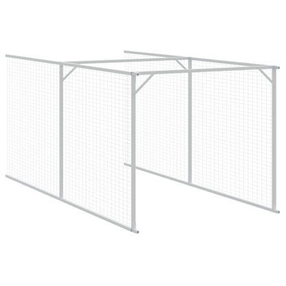 Dog House With Roof Galvanised Steel