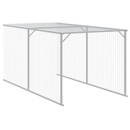 Chicken Cage With Run Galvanised Steel