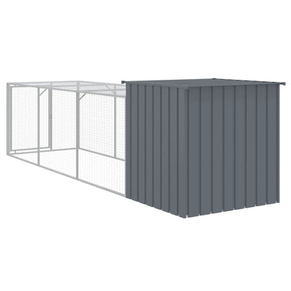 Chicken Cage With Run Galvanised Steel