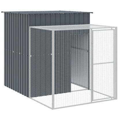 Chicken Cage With Run Galvanised Steel