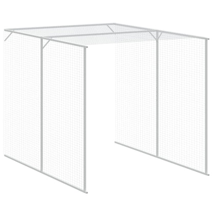 Chicken Cage With Run Galvanised Steel