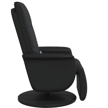 Massage Recliner Chair With Footrest Faux Leather