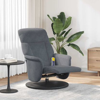 Massage Recliner Chair With Footrest Velvet