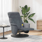 Massage Recliner Chair With Footrest Velvet