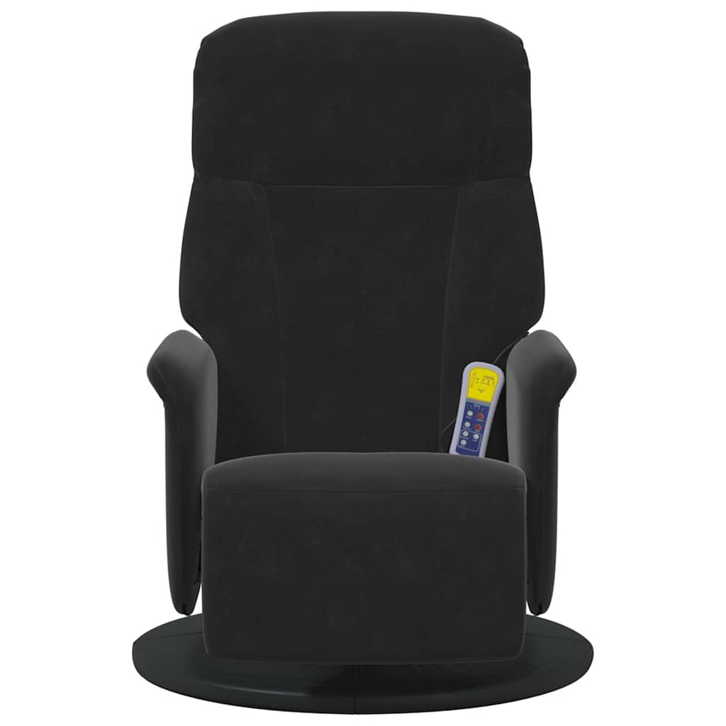 Massage Recliner Chair With Footrest Velvet