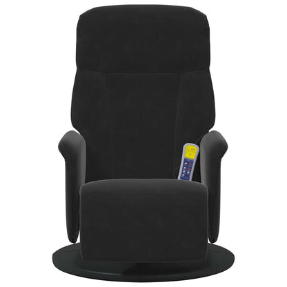 Massage Recliner Chair With Footrest Velvet