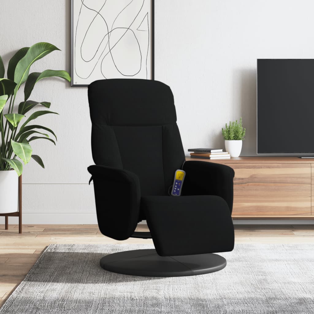 Massage Recliner Chair With Footrest Velvet
