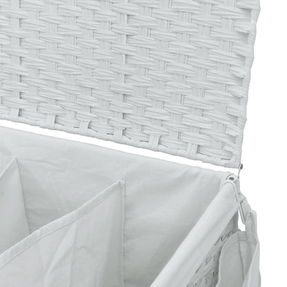 Laundry Basket With Wheels 60X35X60.5 Cm Rattan