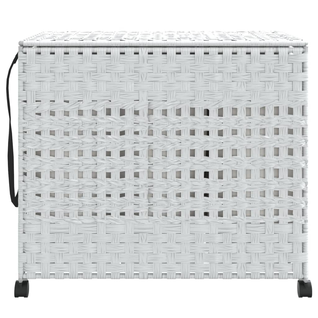 Laundry Basket With Wheels 66X35X60 Cm Rattan