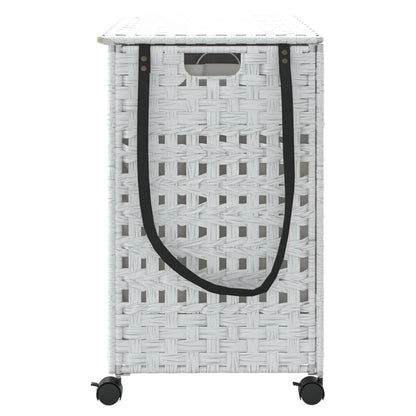 Laundry Basket With Wheels 66X35X60 Cm Rattan