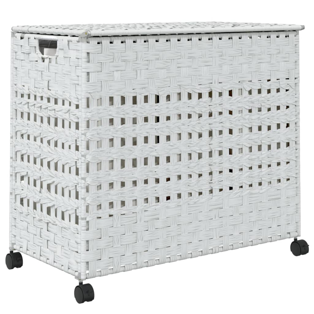 Laundry Basket With Wheels 66X35X60 Cm Rattan