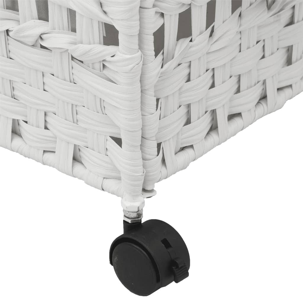 Laundry Basket With Wheels 66X35X60 Cm Rattan