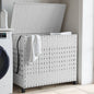 Laundry Basket With Wheels 66X35X60 Cm Rattan