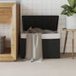 Laundry Basket With Lid 55.5X35X34 Cm Poly Rattan