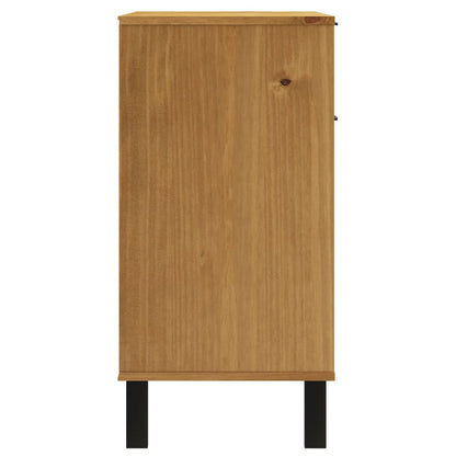 Sideboard Flam 80X40X80 Cm Solid Wood Pine