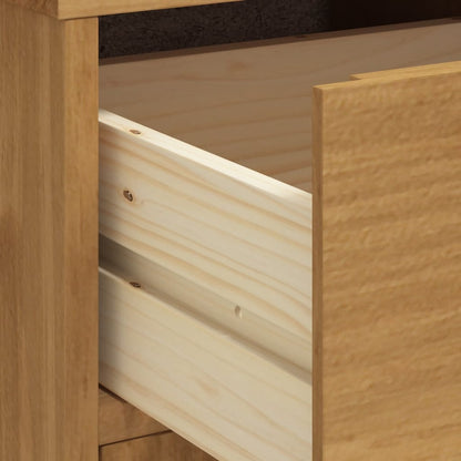Sideboard Flam 80X40X80 Cm Solid Wood Pine