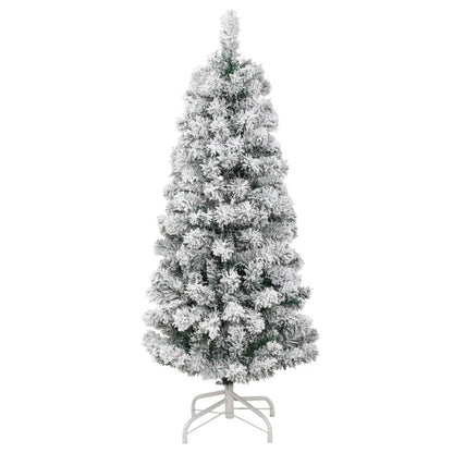 Artificial Hinged Christmas Tree With Flocked Snow