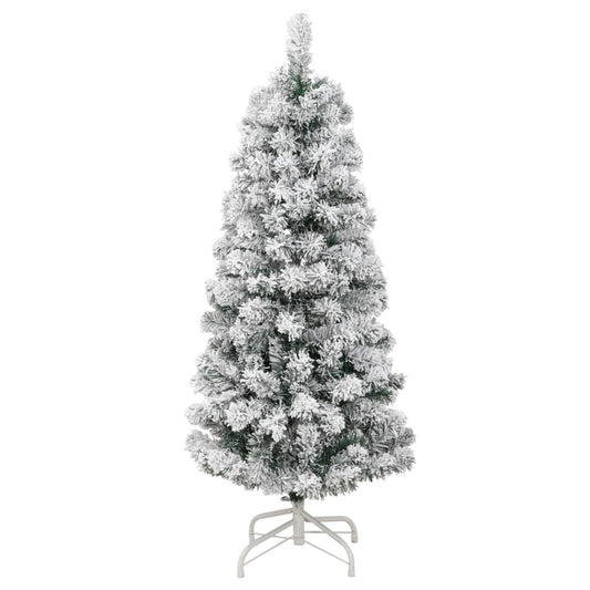 Artificial Hinged Christmas Tree With Flocked Snow