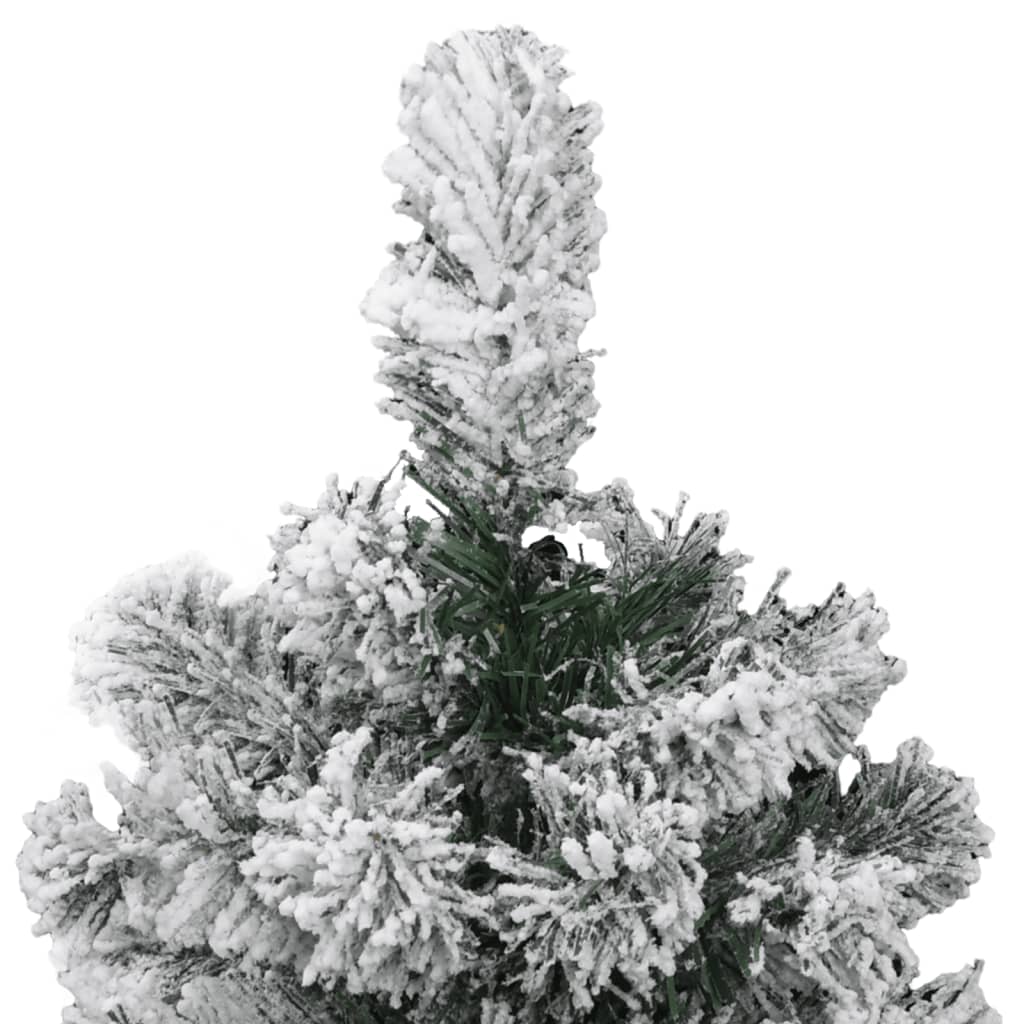 Artificial Hinged Christmas Tree With Flocked Snow