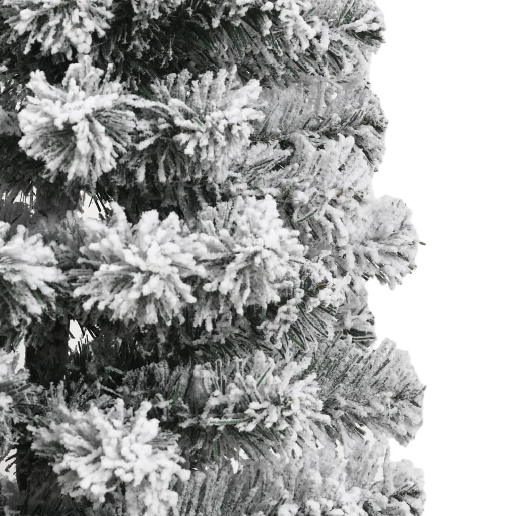 Artificial Hinged Christmas Tree With Flocked Snow