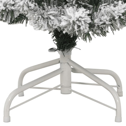 Artificial Hinged Christmas Tree With Flocked Snow