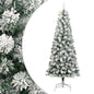 Artificial Hinged Christmas Tree With Flocked Snow