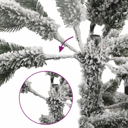 Artificial Hinged Christmas Tree With Flocked Snow