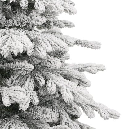 Artificial Hinged Christmas Tree With Flocked Snow