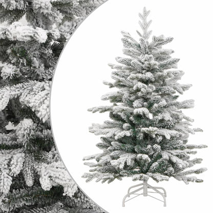 Artificial Hinged Christmas Tree With Flocked Snow