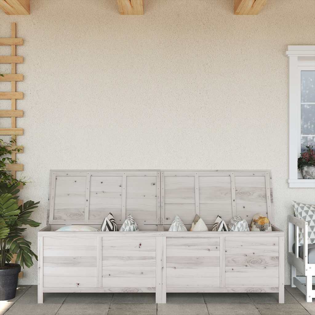 Garden Storage Box Solid Wood Fir