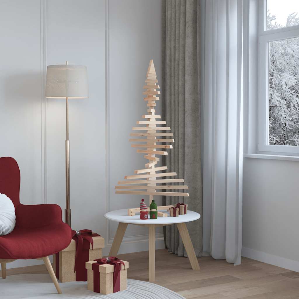 Wooden Christmas Tree For Decoration Solid Wood Pine