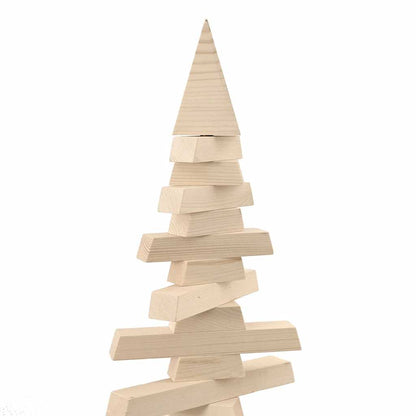 Wooden Christmas Tree For Decoration Solid Wood Pine