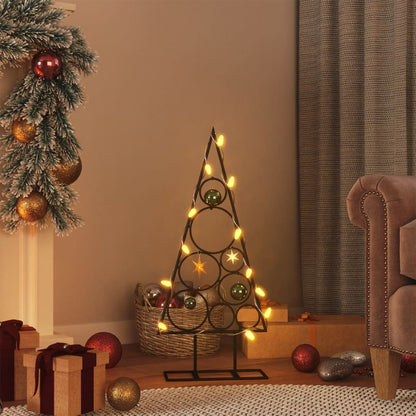 Metal Christmas Tree For Decoration Black