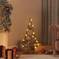 Metal Christmas Tree For Decoration Black