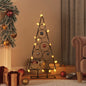 Metal Christmas Tree For Decoration Black