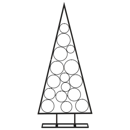 Metal Christmas Tree For Decoration Black