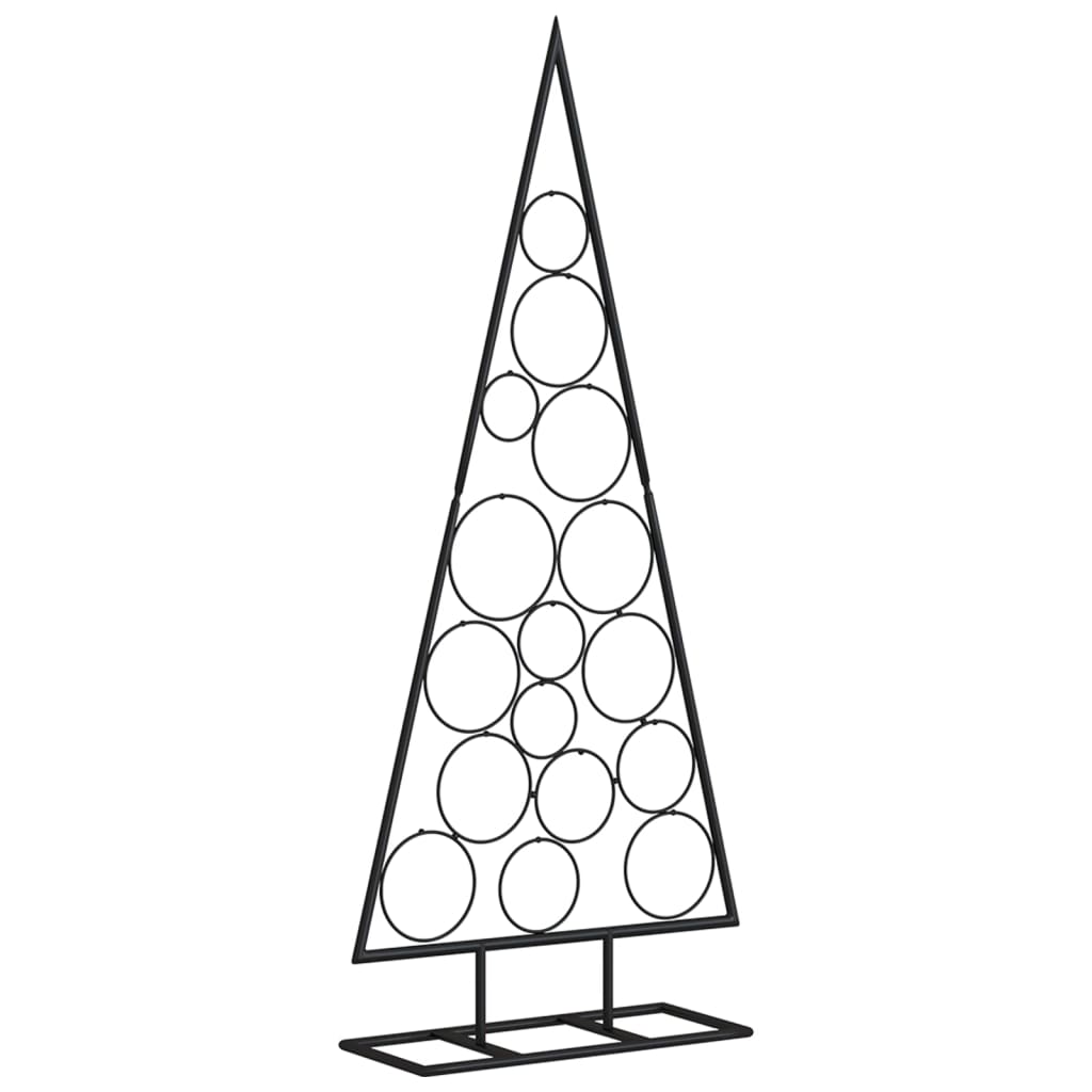 Metal Christmas Tree For Decoration Black