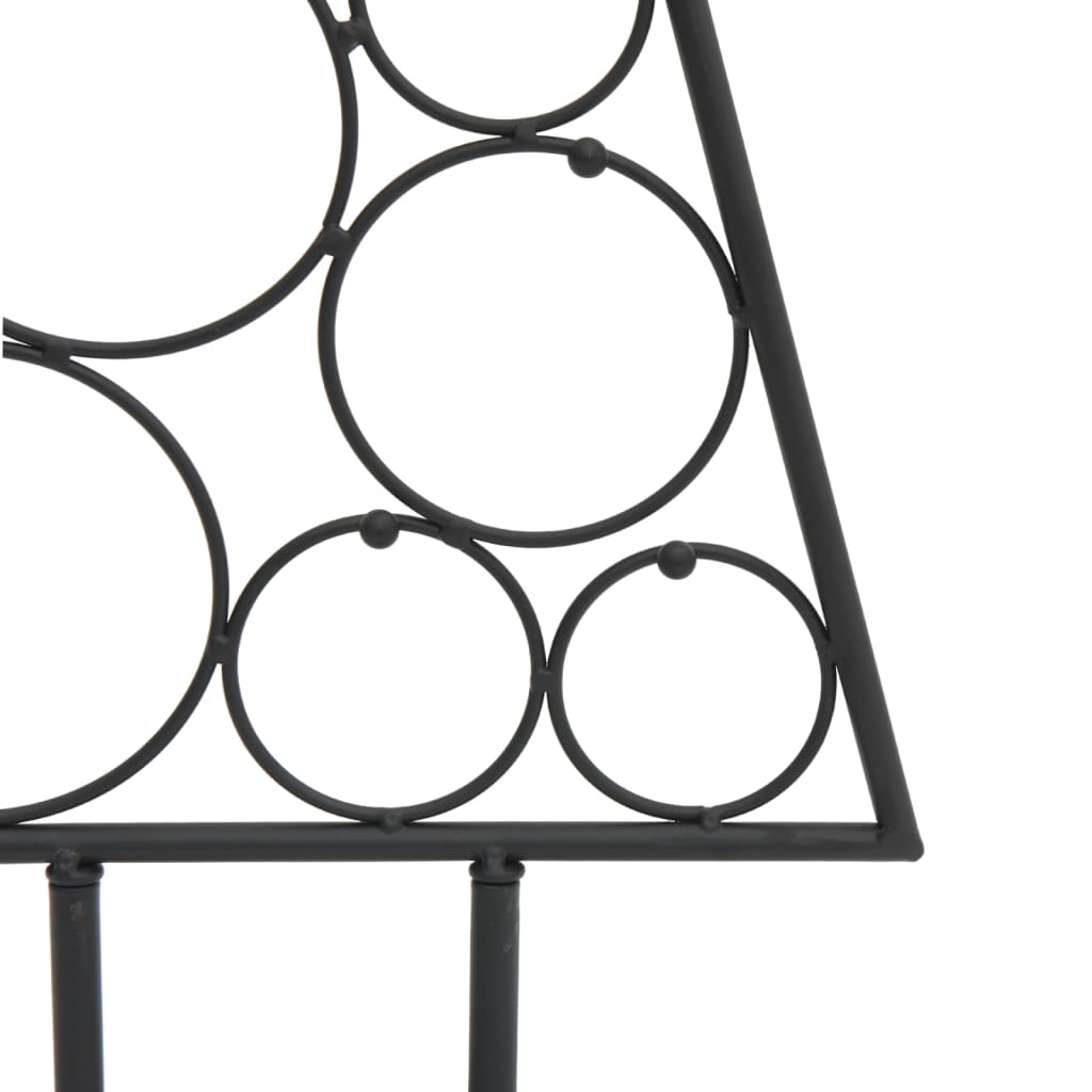 Metal Christmas Tree For Decoration Black