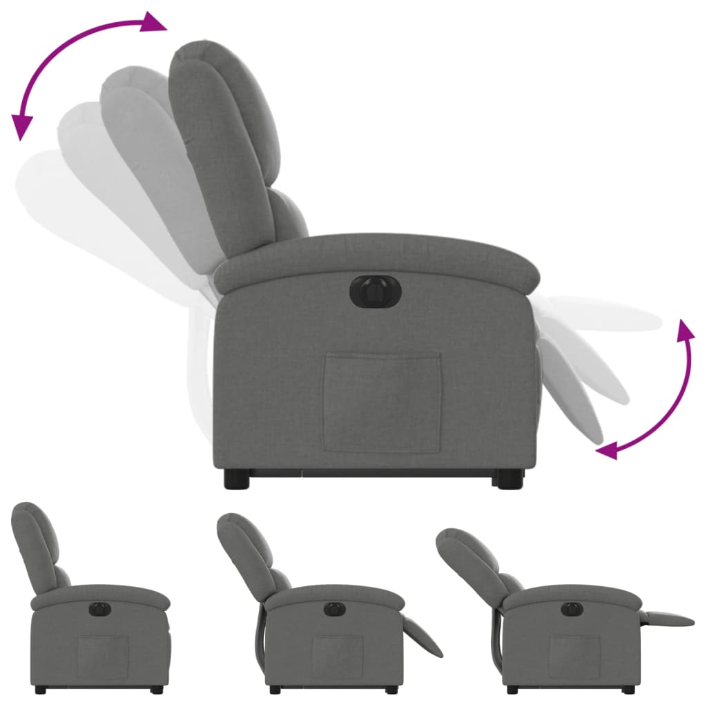 Electric Stand Up Recliner Chair Fabric