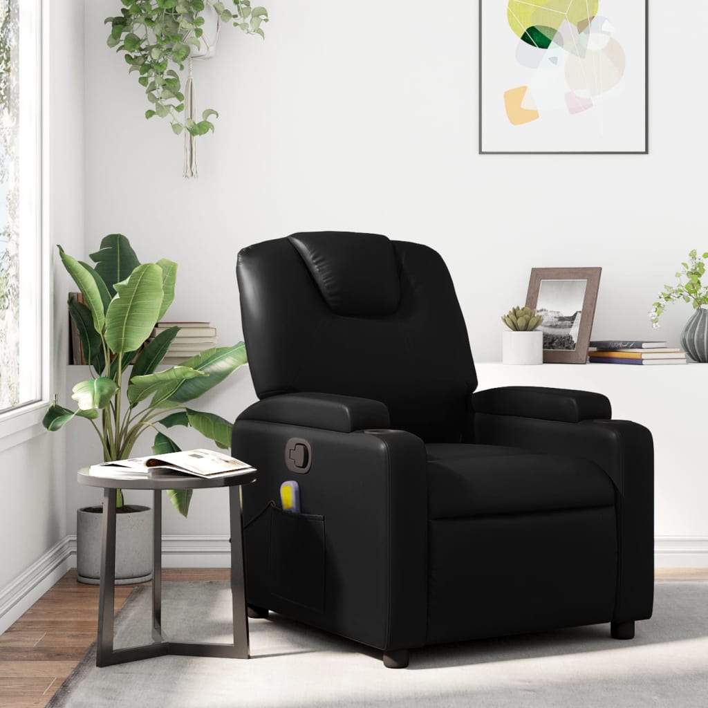 Massage Recliner Chair Faux Leather