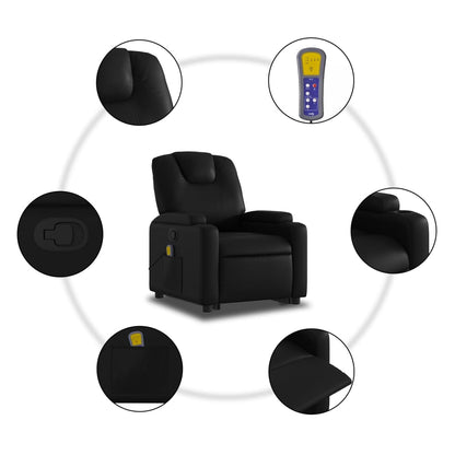 Stand Up Massage Recliner Chair Faux Leather