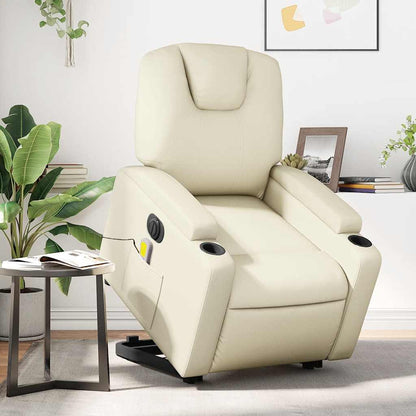 Stand Up Massage Recliner Chair Faux Leather