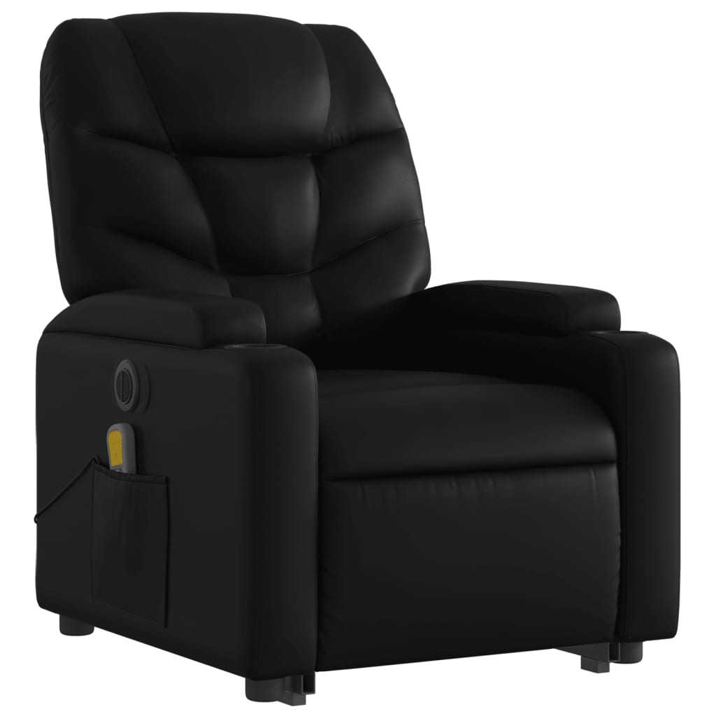 Electric Stand Up Massage Recliner Chair Faux Leather
